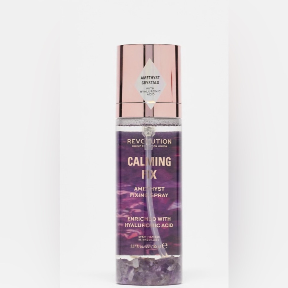 Makeup Revolution Calming Fix Spray with Amethyst NIP - Picture 1 of 5
